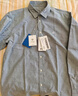 海瀾之家（HLA）長(cháng)袖襯衫男牛津紡翻領(lǐng)輕商務(wù)純棉襯衣男春秋 藍灰22 XL 180/100A 推薦80-86kg 曬單實(shí)拍圖