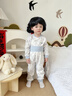 歡喜小熊寶寶春季純棉家居服套裝兒童春裝衣服嬰兒秋衣秋褲高腰護肚兩件套 曬單實(shí)拍圖