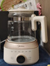 美的（Midea）全玻璃0膠水養生壺 多功能全自動(dòng)燒水壺 母嬰72小時(shí)恒溫電熱水壺花茶壺燒水壺1.5L MK-YS15B201 1.5L 【全玻璃大容量】0金屬0膠水 曬單實(shí)拍圖