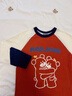 MQDMINI童裝男童長(cháng)袖T恤兒童插肩拼接t恤中小童洋氣卡通衣服 動(dòng)物營(yíng)地 曬單實(shí)拍圖