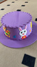 蘇拉達(Surada)帽子 手工diy帽子幼兒園兒童eva手工制作立體貼畫(huà)遮陽(yáng)帽手工材料包益智創(chuàng  )意帽 紫色兔子DIY505 曬單實(shí)拍圖