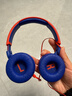 JBL JR310 頭戴式兒童益智耳機 低分貝線(xiàn)控帶麥克風(fēng)沉浸式學(xué)生學(xué)習網(wǎng)課親子教育 新年禮物元旦紅色 曬單實(shí)拍圖