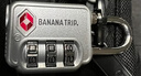 蕉趣（BANANA TRIP）旅行TSA密碼鎖出國三鍵掛鎖柜子背包拉桿箱密碼鎖門(mén)鎖 銀色  曬單實(shí)拍圖