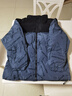【反季清倉】男士棉衣冬季加厚保暖短款棉服韓版棉襖青春潮流外套 藍色 3XL 【145-165斤】 曬單實(shí)拍圖