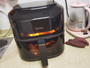 美的（Midea）免翻面空氣炸鍋2025年新款上下可視 家用全自動(dòng)大容量6L 烤箱電炸鍋蒸烤一體全金屬內腔KZC6019D 曬單實(shí)拍圖