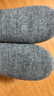 內泊（NEIBO）【超舒服】乳膠棉拖鞋男冬季女室內家居大碼防滑防臭保暖羊毛灰46 曬單實(shí)拍圖