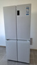 海爾（Haier）冰箱出品516白色超薄零嵌入490L大容量leader十字對開(kāi)四開(kāi)門(mén)底部散熱雙循環(huán)風(fēng)冷無(wú)霜一級能效冰箱 490L+超薄零嵌+EPP超凈+底部散熱 曬單實(shí)拍圖