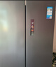 美的（Midea）571升十字門(mén)冰箱家用大容量超薄零嵌風(fēng)冷無(wú)霜一級能效灰色BCD-571WUSPZM(E)國家補貼 曬單實(shí)拍圖