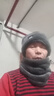 JEEP吉普套頭帽子男士冬季騎車(chē)加絨防風(fēng)保暖護耳護頸圍脖套裝男冬 深灰色 【jeep正品加絨加厚】 曬單實(shí)拍圖