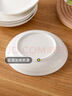 潔雅杰陶瓷盤(pán)家用白瓷盤(pán)子8英寸中式釉下彩餐盤(pán)菜盤(pán)湯盤(pán)微波爐可用6只裝 曬單實(shí)拍圖