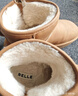 百麗（Belle）趙今麥同款小暖爐2代厚底雪地靴女棉鞋加絨保暖短靴D1K2DDD4 棕色第二代【吳宣儀同款】 38 (240mm) 曬單實(shí)拍圖
