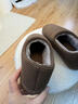 阿芙諾蒂老年人冬季棉拖鞋女包跟居家外穿中老年防滑保暖棉鞋男 咖色40-41 曬單實(shí)拍圖