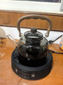 高茗玻璃煮茶壺煮茶器新款中式耐高溫燒水提梁壺家用大功率電陶爐套裝 【煮茶套裝】墨香壺+唐戈爐 曬單實(shí)拍圖