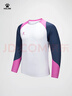 卡爾美（KELME）長(cháng)袖運動(dòng)T恤男健身足球訓練服跑步長(cháng)T圓領(lǐng)上衣 白色 XL  曬單實(shí)拍圖