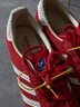 阿迪達斯（adidas）（adidas）三葉草男女鞋GAZELLE INDOOR低幫休閑鞋IF1808紅白38 曬單實(shí)拍圖