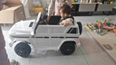 福兒寶奔馳授權大G兒童電動(dòng)車(chē)玩具車(chē)可坐人四輪帶遙控越野小孩寶寶送禮 四驅白+減震器+后備箱+高低門(mén)+皮座+防爆軟胎 曬單實(shí)拍圖