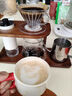 圓樂(lè )（circle joy）手沖咖啡壺套裝不銹鋼手磨咖啡機手搖咖啡豆研磨機木架10件套白 曬單實(shí)拍圖