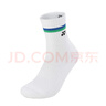 尤尼克斯YONEX羽毛球襪吸汗透氣運動(dòng)襪男款145134BCR白三雙裝 曬單實(shí)拍圖