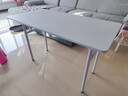 京東物流 可折疊書(shū)桌電腦桌臺式學(xué)生長(cháng)條桌臥室簡(jiǎn)易書(shū)桌辦公桌 長(cháng)120CM*寬60CM*74CM 曬單實(shí)拍圖