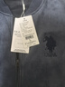 U.S. POLO ASSN.保羅開(kāi)衫衛衣男士秋冬加絨保暖百搭麂皮絨棒球領(lǐng)夾克外套男 藍灰 L 曬單實(shí)拍圖