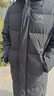 鴨鴨（YAYA）王一博同款冰殼系列戶(hù)外極寒羽絨服男士新款長(cháng)款情侶加厚女外套 青光黑色 L /175(建議135-155斤) 曬單實(shí)拍圖