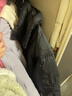 VHLK輕奢潮牌女裝羽絨服女2025冬季新款中長(cháng)款白鴨絨保暖加厚連帽外套 黑色 S (80-120斤左右) 曬單實(shí)拍圖