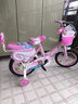 【京東物流】新款兒童自行車(chē)3-5-8-9歲男女孩公主單車(chē)帶輔助輪 【高配運動(dòng)款】彩色輪 18寸 粉色 曬單實(shí)拍圖