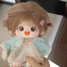 棉花星球官方原創(chuàng  )棉花娃娃栗粒女20cm娃衣服男公仔玩偶套裝裙子棉花星球店 奶茶栗粒+咩咩牧場(chǎng)斗篷+小裙+包 20cm-有骨架(簡(jiǎn)單打理) 曬單實(shí)拍圖