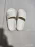 三利拖鞋女夏室內家居浴室洗澡防滑eva不臭腳情侶涼拖男 白色 38/39 曬單實(shí)拍圖