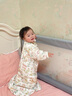 愛(ài)貝迪拉（AIBEDILA）嬰兒睡袋1-3歲薄款寶寶睡袋春夏嬰幼兒童睡袋3-6歲睡袋 20%桑蠶絲【秋冬中厚 室溫10-18℃】溫蒂斯樂(lè )園 M碼 【適合身高65-85cm】 曬單實(shí)拍圖