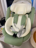 Prigel舒安pro新生嬰幼兒寶寶兒童安全座椅可坐可躺車(chē)載汽車(chē)用0-6-12歲 舒安pro 奶油青提(不窩脖設計+單手旋轉+175°大躺角) 曬單實(shí)拍圖