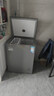 美的（Midea）143L單溫家用冰柜減霜冷藏冷凍柜兩用小冰柜一級能效節能冷柜小型冰箱BD/BC-143KMF(E)國家補貼 曬單實(shí)拍圖