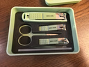 吉修（JIXIU）德國防飛濺指甲刀套裝高顏值家用修剪指甲剪指甲鉗修甲個(gè)護工具 抹茶綠-六件套 曬單實(shí)拍圖