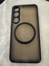 古藝涵Magsafe磁吸三星GalaxyS25+手機殼s25ultra無(wú)線(xiàn)充電s24plus簡(jiǎn)約透明磨砂三星S22/23/S26+防滑邊框 【磁吸殼】炫酷黑【膚感磨砂-不沾指紋】 三星Galaxy S 曬單實(shí)拍圖