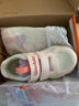 基諾浦男女童寶寶學(xué)步鞋 春秋透氣幼兒童鞋 時(shí)尚百搭兒童機能鞋GW1610 象牙白/粉色/紫色 25.5 160mm 適合腳長(cháng)156-165mm 曬單實(shí)拍圖