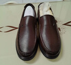 意爾康男鞋商務(wù)休閑一腳蹬皮鞋舒適休閑豆豆鞋  97150W 棕色    41    曬單實(shí)拍圖