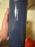 摩飛電器（Morphyrichards） 電熱水壺便攜式燒水壺旅行保溫電熱水杯316不銹鋼燒水杯密封調溫MR6060 0.3L 輕奢藍 曬單實(shí)拍圖
