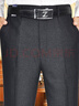 君佬男士中年西褲男寬松高腰深襠秋冬厚款中老年爸爸褲子加大加肥男褲 深灰色西褲秋冬厚款 厚款 34 腰圍二尺七 曬單實(shí)拍圖