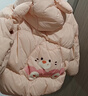 巴拉巴拉童裝兒童羽絨服寶寶2025新款冬季嬰兒輕薄外套男童女童上衣反季萌 粉色小貓 100 （充絨量42g） 曬單實(shí)拍圖