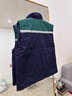 北羅新國標防靜電棉馬甲定制工作服秋冬厚款建筑工廠(chǎng)反光勞保背心工裝 藏藍【國標防靜電/250克云朵棉/前后反光條】 M 【165】 曬單實(shí)拍圖