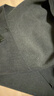 有棵樹(shù)（YOUKESHU）德絨蠶絲保暖背心男士無(wú)痕發(fā)熱秋冬上衣內搭無(wú)袖加厚加絨馬甲黑灰 曬單實(shí)拍圖