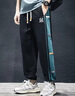 C.MATK休閑褲男士2025春秋季新款潮牌撞色運動(dòng)褲子男生寬松大碼束腳衛褲 黑色-B 常規 XL 曬單實(shí)拍圖