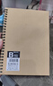 得力（deli）筆記本子8本A5/60張牛皮紙線(xiàn)圈本螺旋活頁(yè)本記事本軟抄本學(xué)生考研橫線(xiàn)LA560-06 曬單實(shí)拍圖