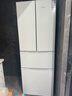 HYUNDAI韓國現代冰箱大容量一級能效法式白色四開(kāi)門(mén)十字對門(mén)多門(mén)超薄微嵌入式節能變頻省電 301升法式白色 一級變頻 53厘米超薄嵌入 曬單實(shí)拍圖