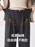 婧麒（JOYNCLEON）孕婦褲秋冬款外穿闊腿褲子長(cháng)褲不勒肚孕婦裝 深灰 XXL Jyk202018 曬單實(shí)拍圖