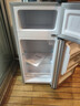 愛(ài)妻（AICHEN）小冰箱迷你小型家用冷藏冷凍兩用宿舍出租房用雙門(mén)辦公室電冰箱節能省電 【一級能效】88L銀色【三天約一度電】 曬單實(shí)拍圖