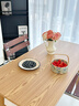 香主編北歐餐桌家用小戶(hù)型吃飯桌子長(cháng)方形客廳餐飲桌椅組合出租房用中原 曬單實(shí)拍圖