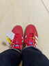 阿迪達斯（adidas）（adidas）三葉草男女鞋GAZELLE INDOOR低幫休閑鞋IF1808紅白38 曬單實(shí)拍圖
