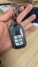 億智谷2026款本田CRV鑰匙套雅閣思域型格皓影冠道凌派英仕派XRV合金包扣 K款【槍色灰皮+雙扣皮繩款】 曬單實(shí)拍圖
