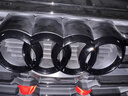 CHIHE 奧迪車(chē)標改裝A3A4LA5A6A7Q3Q5L Q7四環(huán)前標中網(wǎng)標裝飾后尾標黑色 覆蓋免拆款前標【亮黑色】請備注車(chē)型、年份 曬單實(shí)拍圖